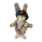 Boyds Bears Mohair Rabbit 1998 Edith Harington 11 Inch Stuffed Animal with Stand