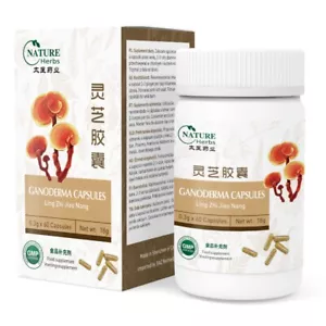 Ling Zhi Jiao Nang – Ganoderma Capsules – Reishi Mushroom – 60 Capsules - Picture 1 of 1
