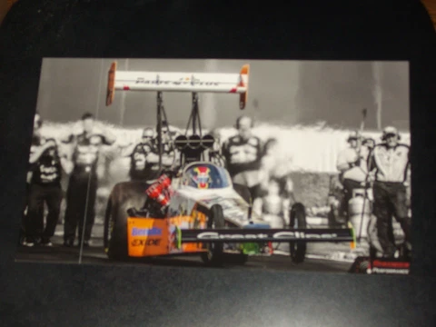 2015 CLAY MILLICAN PARTS PLUS / GREAT CLIPS TOP FUEL NHRA POSTCARD Cover