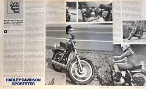 1977 Harley Davidson Sportster 1000 5pg Motorcycle Test Article - Picture 1 of 1