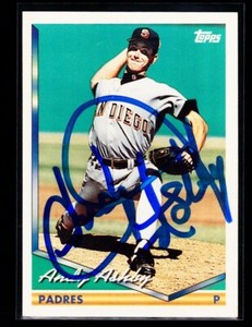 1994 Topps Andy Ashby Signed Autograph #640 Baseball Card
