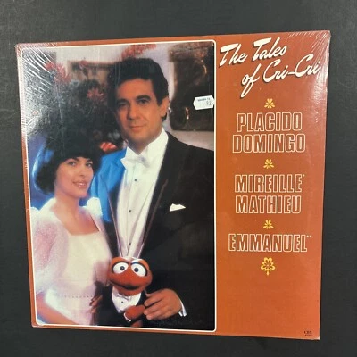 MIREILLE MATHIEU PLACIDO DOMINGO 'THE TALES OF CRI-CRI' LP, SEALED, VERY RARE - Image 1 of 2