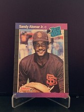 Sandy Alomar Jr. 1989 Donruss Rated Rookie #28 Padres