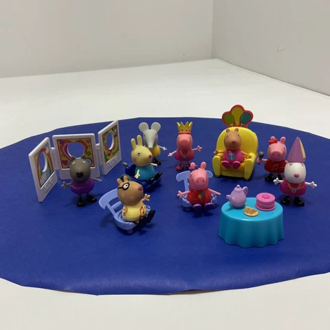 Peppa Pig Perfect Birthday Party Playtime Mandy Mouse 9 Figures With Accessories Cover