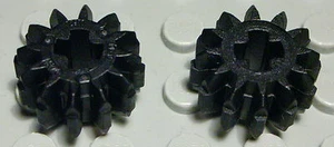 LEGO Technic Ruota Dentata 12 Denti Nero 2 Pezzo (1333) - Imagen 1 de 1