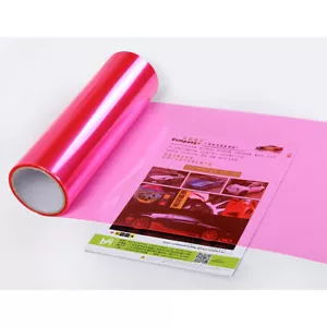 Venta Autoadhesivo Coche Luz Adhesiva Luz Antiniebla Luz Trasera Faro Tinte Película Rosa - Imagen 1 de 3