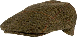 JACK PYKE JUNIOR WOOL BLEND FLAT CAP KIDS BOYS HUNTING SHOOTING COUNTRY HEADWEAR - Picture 1 of 4