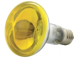 LAMPADA SPOT IMPERIA 60 WATT GIALLO E27 80 MM 230V LAMPADINA DIMMERABILE DISCO - Imagen 1 de 1