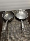 All-Clad 1 Quart Sauce Pan & 7 1/2 in Frying Pan Great Condition No Lids