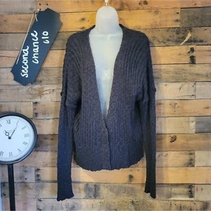 Altar'd State women's dark gray knit cardigan sweater size medium - Picture 1 of 12