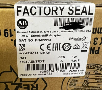 1PC 1794-AENTRXT NEW IN BOX Ser A Flexlogix EtherNet/IP Adapter FREE SHIP - Image 1 of 2