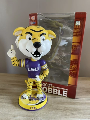 “MIKE the TIGER” LSU Tigers Football SEC Mascot BIGhead Bobblehead NIB! Cover