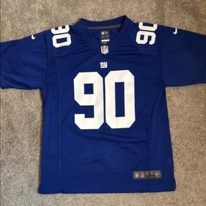 NIKE ON FIELD NEW YORK GIANTS JASON PIERRE PAUL JERSEY youth LARGE 14/16 Y2K - Picture 1 of 7