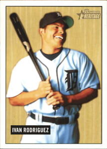 2005 Bowman Heritage Baseball Card #188 Ivan Rodriguez