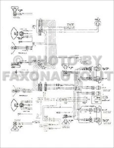1976 Camaro and LT RS Original Foldout Wiring Diagram Original Chevy Electrical - Picture 1 of 1