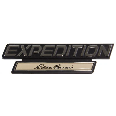 Placa de identificación emblema Eddie Bauer 1997-1998 Ford Expedition F75Z16720AA nueva OEM Foto 1 de 4