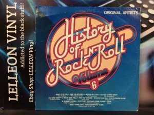 History Of Rock N Roll Vol 6 Compilation LP Album Vinyl Record SPC-3769 Pop 80’s - Picture 1 of 8