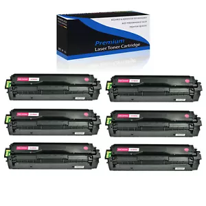 6PK CLT-M504S M504S Toner Magenta for Samsung Xpress C1810W CLX-4195F CLP-4195FW - Picture 1 of 24