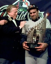 GEORGE STEINBRENNER & JOE TORRE 8X10 PHOTO NEW YORK NY YANKEES BASEBALL