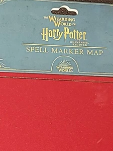 Universal Studios Harry Potter Spell Marker Map New Sealed - Picture 1 of 14