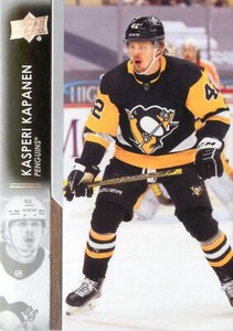 Kasperi Kapanen 2021-22 Upper Deck Hockey Series 1 Card #144 Pittsburgh Penguins