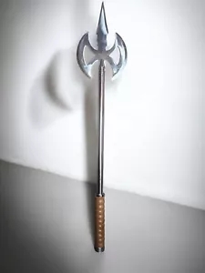 30" Medieval Fantasy Double Axe 11269 MW - Picture 1 of 3