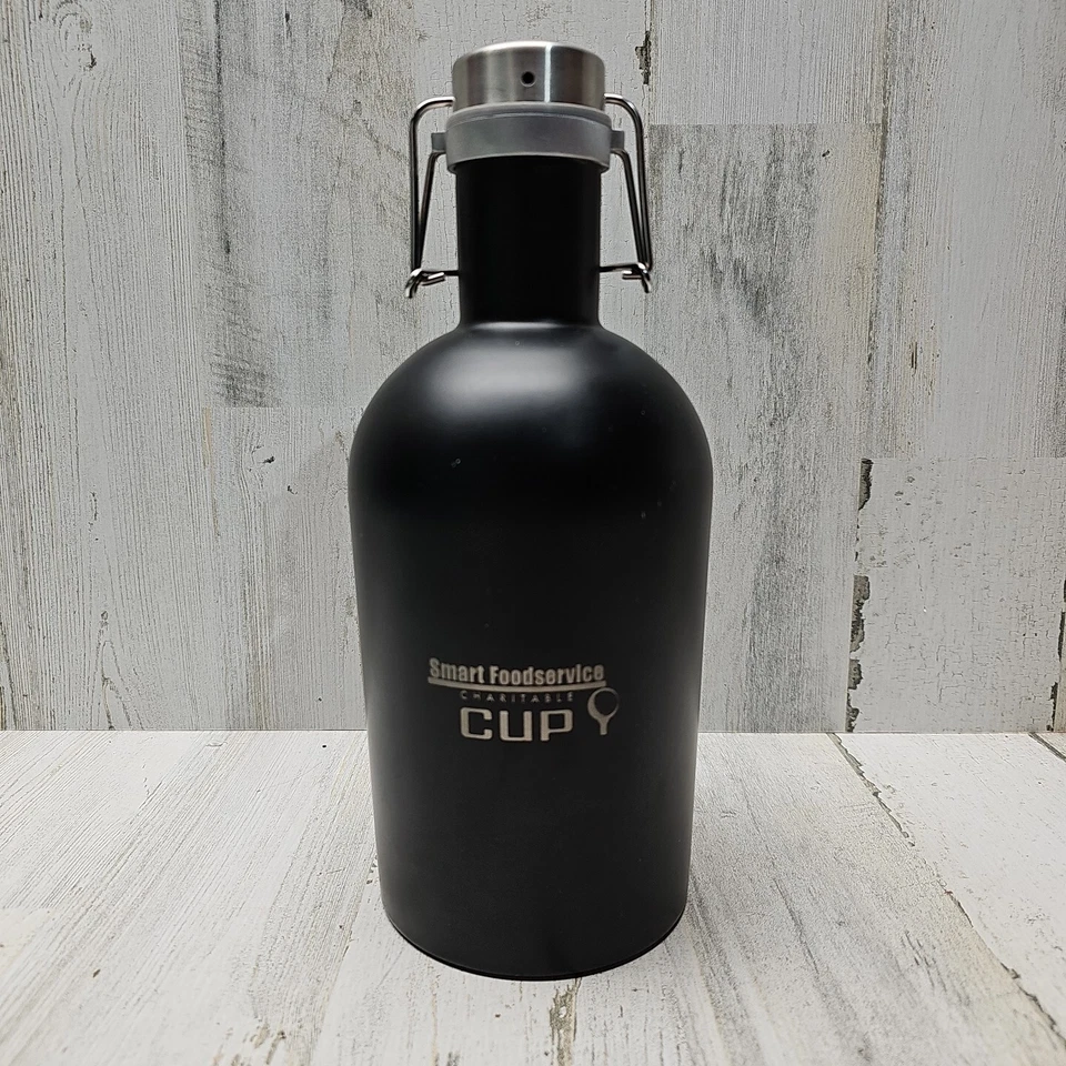 Cerveza de metal Growler’s Legacy Picnic Time de 2-64 oz con bolsa aislada nueva con etiquetas Foto 1 de 4