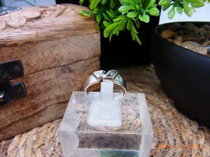 925 Silber Ring weiß und aquamarin Zirkonia Gr. 18,1 mm / 57 Artnr. R.1545 - Bild 1 von 9