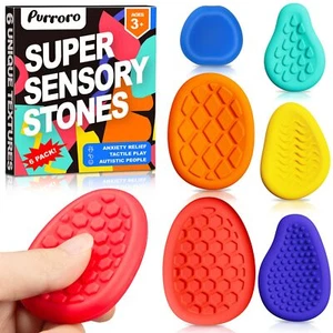 Fidget Sensory Toys for Kids & Adults with Autism ADHD 6-Pack Silent Small An... - Picture 1 of 8