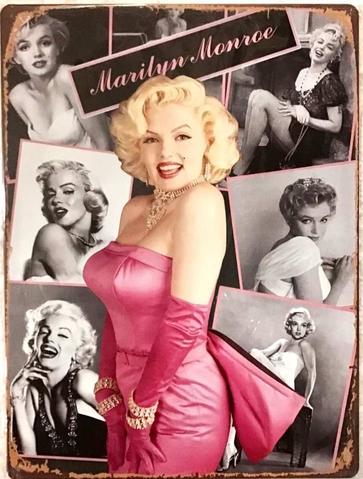 FREE SHIPPING! LARGE 12x16 Marilyn Monroe TIN SIGN make offer /BUY b4 it’s SOLD! - Image 1 of 4