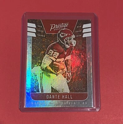 2020 Panini Prestige Dante Hall OLD SCHOOL HOLO FOIL Kansas City Chiefs #OS-DH - Image 1 of 4