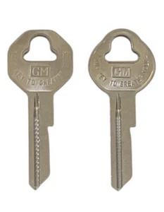GENERAL MOTORS OEM B10/B11 KEY BLANK SET Fits GM 1936 thru 1966 - Picture 1 of 1