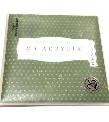 Мои акриловые марки D1342 Worlds Best Dad Fathers Day рыбалка рыба каноэ неиспользованные - Изображение 1 из 4