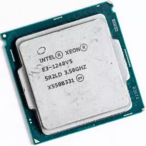 Intel Xeon E3-1240 v5 SR2LD LGA1151 Quad Core Processor 3.5GHz - Picture 1 of 3