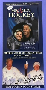 Mr. & Mrs. Hockey Gordie Howe and Colleen Howe Signed Advertisement w/JSA COA - Picture 1 of 3