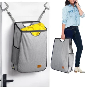 Hanging Laundry Hamper Bag Is Suitabled for Any Door,Large Capacity Hanging L... - Picture 1 of 1