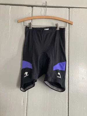 Bellwether Mens Cycling Shorts M Black Purple Compression Pocket Padded Logo - Image 1 of 4