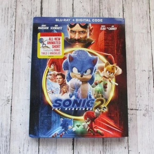 Sonic the Hedgehog 2 (Blu-ray 2022) Blu-Ray Movie Disc+Case+Slipcover EXCELLENT - Imagen 1 de 7