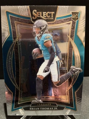 2024 SELECT FOOTBALL BRIAN THOMAS JR. CONCOURSE BASE ROOKIE #91 JAGUARS RC (SH) - Image 1 of 2