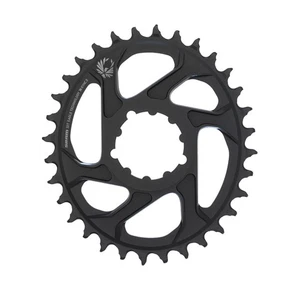 SRAM Chain Ring X-Sync 2 Oval 32T Direct Mount 6mm Offset Alum Eagle Black Black - Imagen 1 de 1