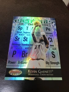 2000-01 Bowman's Best #EG5 Kevin Garnett Elements of the Game - Picture 1 of 2