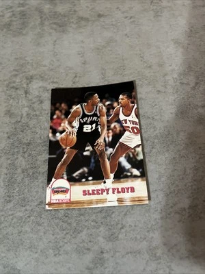 Sleepy Floyd 1993-94 Hoops #404 San Antonio Spurs Basketball Card - Image 1 of 2