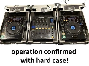 Pioneer DJM-800 CDJ-1000MK3 x 2 units operation confirmed with hard case DJ - Picture 1 of 24
