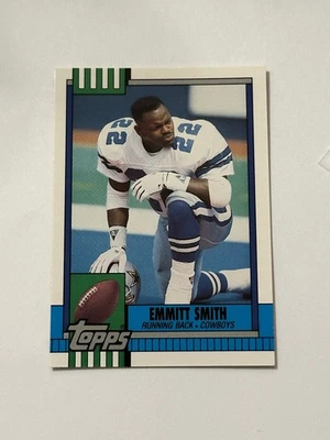 Tarjeta de novato Emmitt Smith - 1990 Topps intercambiada #27T (RC) - Dallas Cowboys Salón de la fama Foto 1 de 2