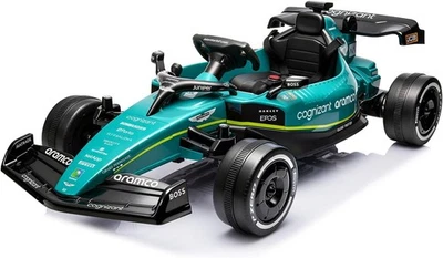 Coche de paseo 24V F1 para niños con control remoto, 3 velocidades y música para edades de 3-8 Foto 1 de 4