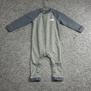The North Face Waffle Baselayer Einteiler Kleinkind, Medium Grey Heather, 18M - Bild 1 von 7