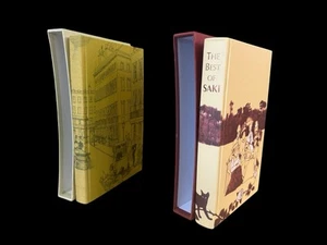 The Best of Saki & Short Stories 2 Vol Set Folio Society 1st Prints FINE in Case - Picture 1 of 13