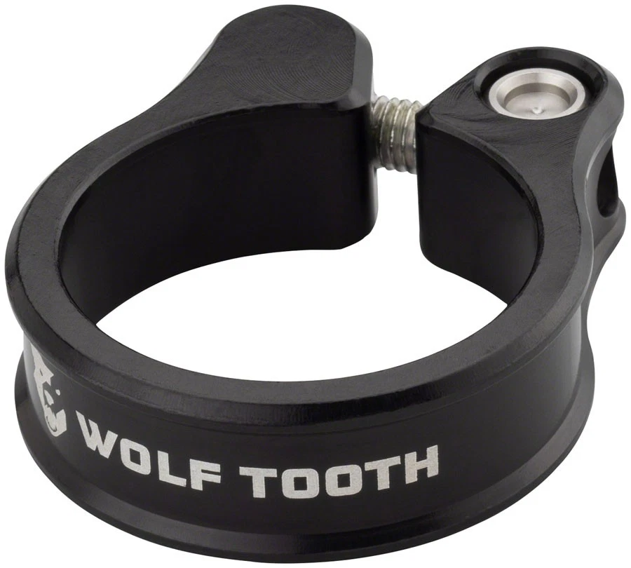 Seatpost Clamp - Wolf Tooth Seatpost Clamp - 29.8mm, Bolt-On, Black - Seatpost - Image 1 of 1