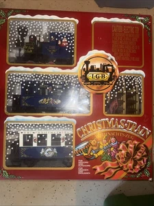 Rare LGB blue Christmas train model 72545 - Picture 1 of 18