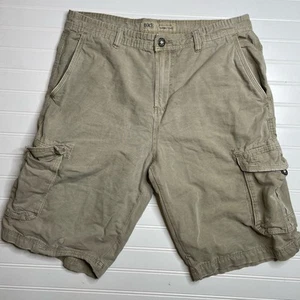 BKE Cargo Shorts Men's Size 34 Athletic Fit Khaki 12” Inseam - Picture 1 of 6